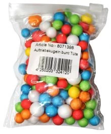 Piepschuim Balletjes Gekleurd