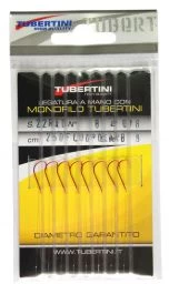 Tubertini Onderlijnen Serie 22 Rood Fluorcarbon Maat: 06/ 0.18mm