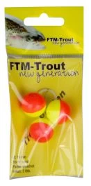 FTM New Generation Trout Pilots Geel/ Rood Rond18 Mm