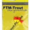 FTM New Generation Trout Pilots Geel/ Rood Ovaal 6,3 X 13,2 Mm -Vissen Verkoop trout pilot ovaal geel oranje