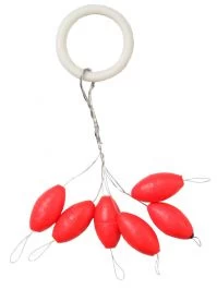 Fishing Tackle Max Trout Pilots Ovaal 5 Mm Rood