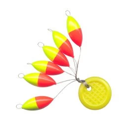Fishing Tackle Max Trout Pilots Ovaal 8 Mm Rood/Geel 3 Fishing Tackle Max Trout Pilots Ovaal 8 Mm Rood/Geel