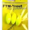 FTM New Generation Trout Pilots Geel Ovaal 12 Mm -Vissen Verkoop trout pilots ovaal geel 12 mm