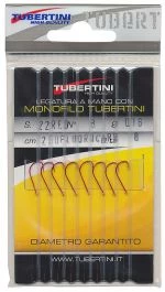 Tubertini Onderlijnen Serie 22 Rood Fluorcarbon Maat: 08/ 0.16mm